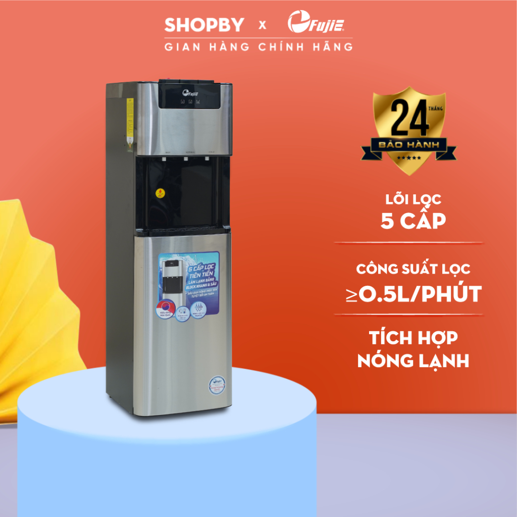 Máy lọc nước RO tích hợp nóng lạnh FujiE WPD5400C công nghệ Block lạnh sâu, lọc nước tinh khiết