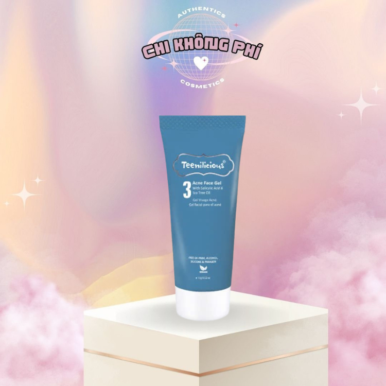 Gel Hỗ Trợ Trị Mụn Acne Face Gel Teenilicious- 15g