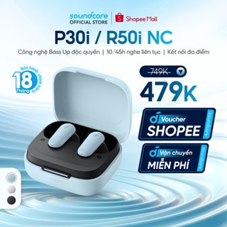 Tai nghe bluetooth soundcore R50iNC (P30i) chống ồn ANC | Chống nước và bụi IP54 | 40 giờ phát nhạc