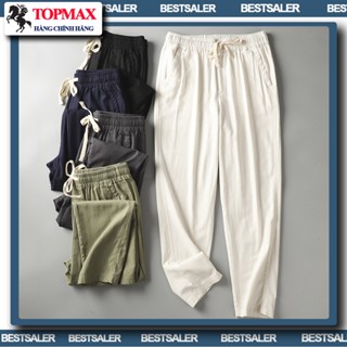 Quần Đũi Dài Chun Nam TOP Max,chất đũi linen sợi tre cao cấp,form suông ống rộng mềm mịn.