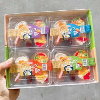 sỉ khay 20 hộp kẹo dẻo pizza kèm burger to