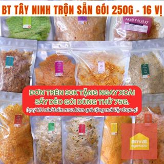 GÓI 250G - BÁNH TRÁNG TÂY NINH TRỘN SẴN ĐỦ VỊ (hành phi, xike, phô mai, muối béo)