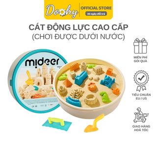 Đồ Chơi Cát Động Lực Chơi Được Dưới Nước Kèm Dụng Cụ & Khuôn Mideer Magic Sand Play Set Kinetic Sand