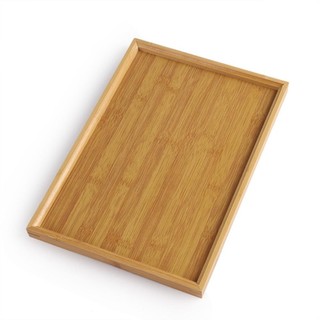 Khay trà tre đựng bộ ấm chén