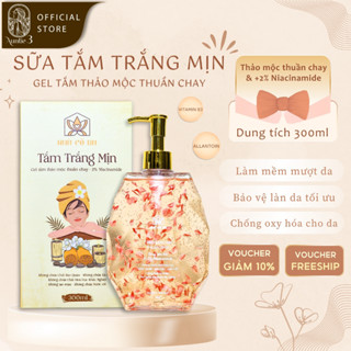 Sữa Tắm Thuần Chay Trắng Mịn Niacinamide Đảng Sâm Bắc AUNTIE 3 VIETNAM (chai 300ml)