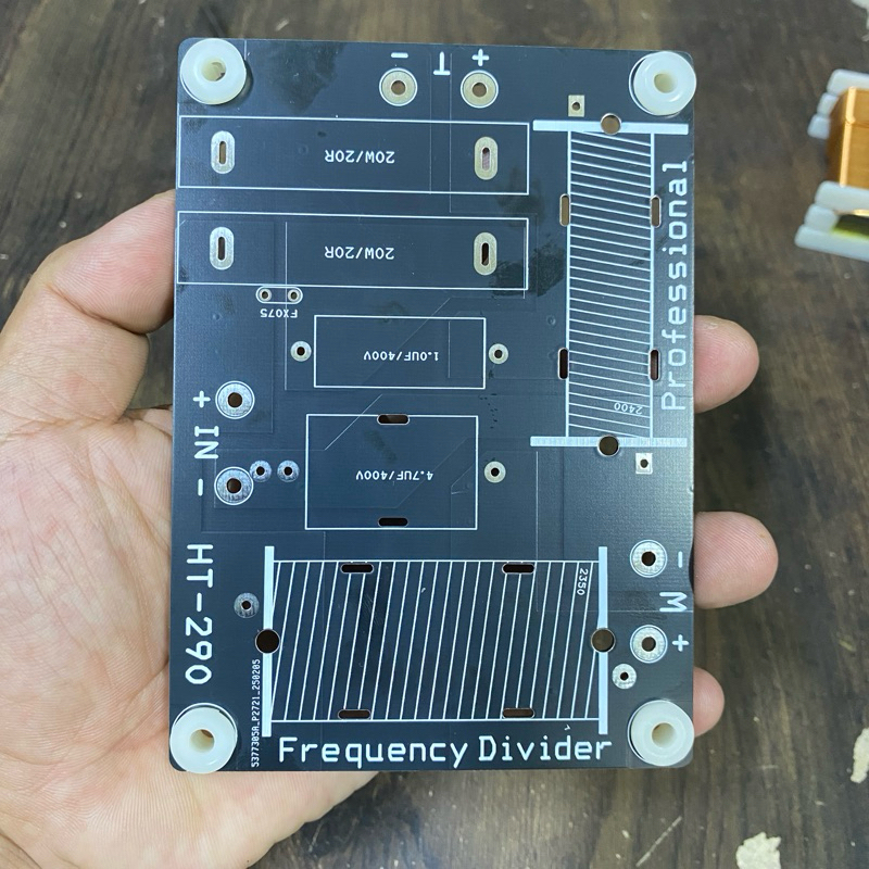 Bo mạch in PCB phân tần loa 1 bass 1 treble # Mạch  in 2 way # mạch in 2 lơp # PCB phân tần