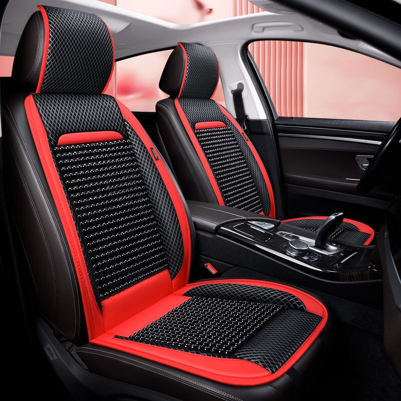 Bọc Ghế Ô Tô - Lót Ghế Ô Tô Hạt Gỗ Cao Cấp Chống Nóng, Massage Lưng