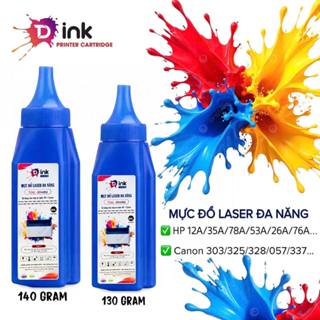 Mực Nạp siêu đậm nét TDink HP1300 - Dung tích 130g - 140g Dùng cho máy in laser CANON , HP