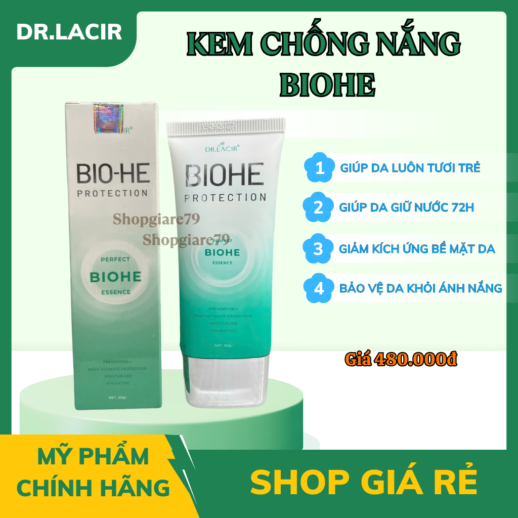 KEM CHỐNG NẮNG BIOHE DRLACIR