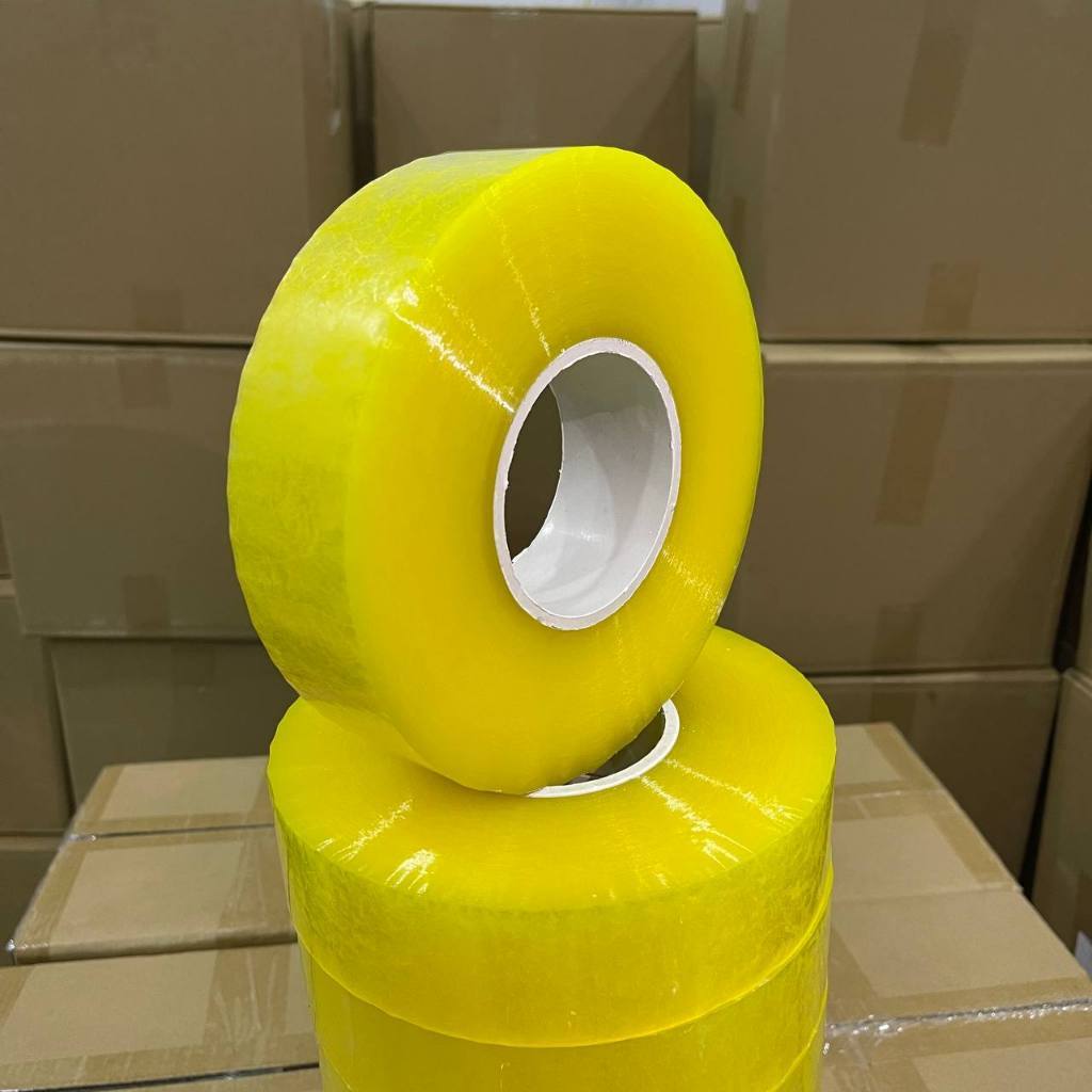 Băng dính cuộn 0.5-1kg, băng keo đóng hàng dính chắc chắn - GOPACK
