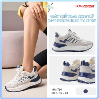 Kaleea T92 -  Thể thao nam/nữ thoáng khí Sneaker đế mềm cao 5p đi thời trang