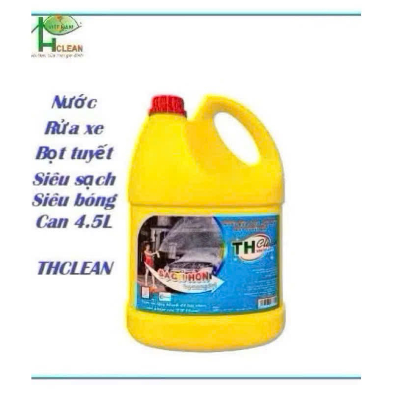 Dung dịch rửa xe bọt tuyết ( Đậm đặc )  TH CLEAN dung tích 4500ml