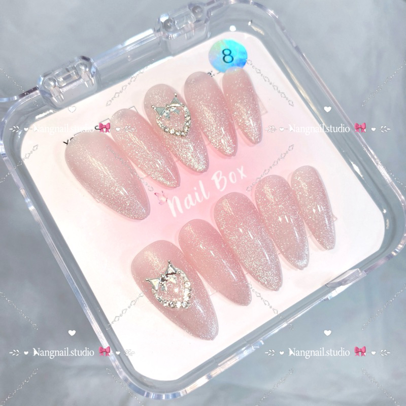 nailbox móng úp mắt mèo mã 8