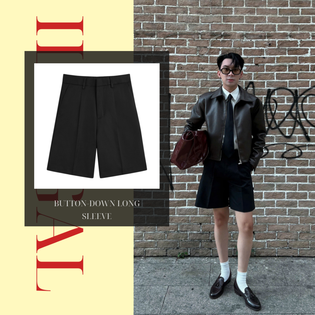 Quần Short Nam Ống Rộng Trên Gối ILLÉGAL - Dày Dặn Form Baggy Hot Trend 2025 - HIGH RISE BAGGY SHORT