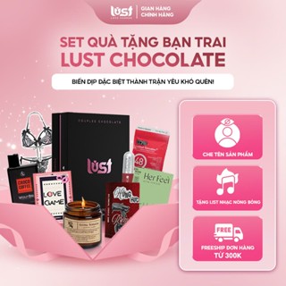 Quà tặng bạn trai, set quà tặng kỷ niệm, quà sinh nhật, quà valentine cho cặp đôi l Socola tình yêu Lust Chocolate