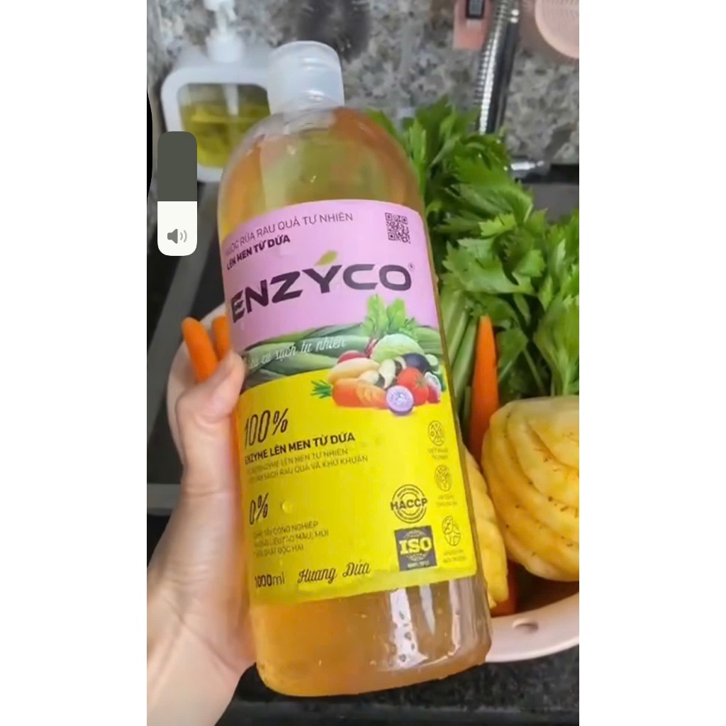 Nước Rửa Rau Củ Quả ENZYCO 1L hn