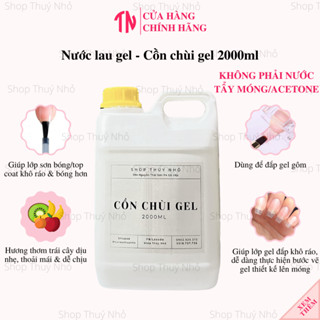 Cồn thơm chùi gel, nước lau gel 2000ml,2 lít sử dụng sau khi sơn gel dụng cụ làm móng tay nail chuyên nghiệp nghệ thuật