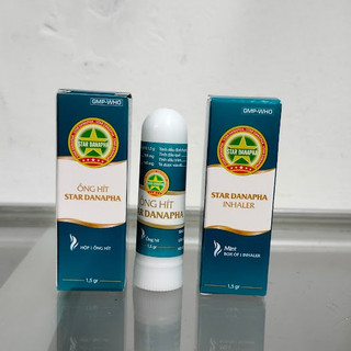  Ống hít Sao Vàng Star Danapha giảm nghẹt mũi sổ mũi ho  1.5g  