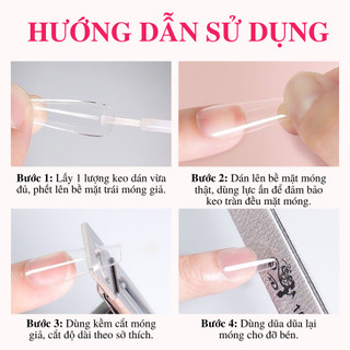 [LOẠI 1] Keo đính đá, keo dán móng giả MXBON 7gr cao cấp siêu dính,bền dụng cụ làm móng tay chuyên nghiệp nail