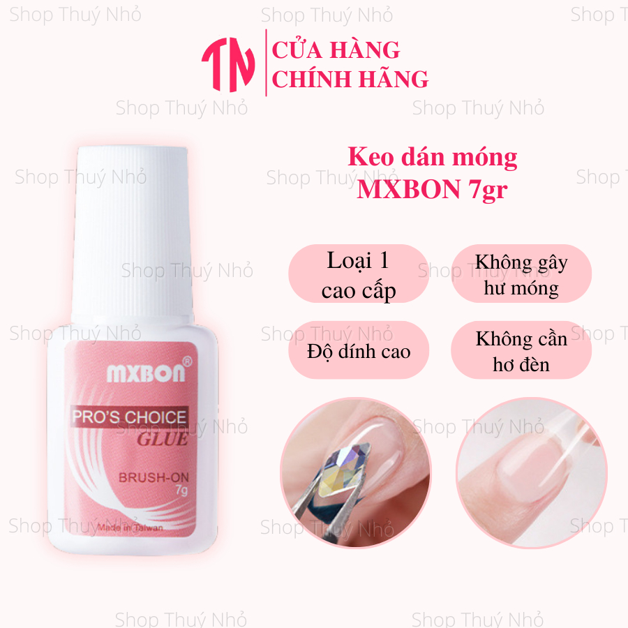 [LOẠI 1] Keo đính đá, keo dán móng giả MXBON 7gr cao cấp siêu dính,bền dụng cụ làm móng tay chuyên nghiệp nail