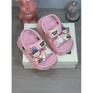  Dép sandal cho bé gái 2 quai labubu siu nhẹ êm mềm chống trơn trượt nhựa eva   hậu laika 01  