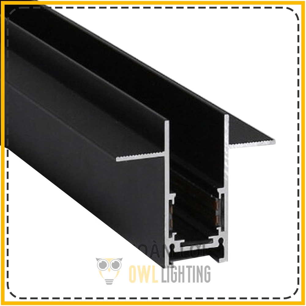 🌟 {Đèn Ray} Thanh Ray Nam Châm Âm Trần – Thanh Ray Từ Tính Hiện Đại (1 mét / 2 mét) 🌟