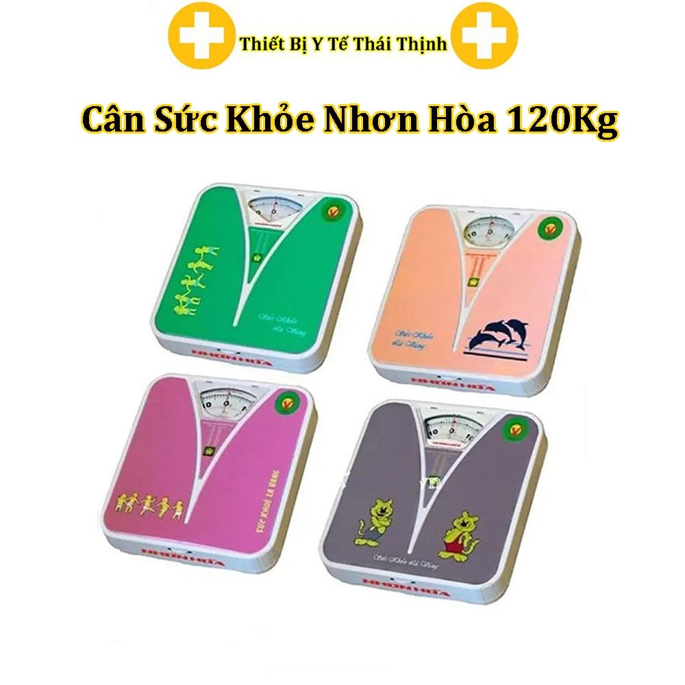 Cân Sức Khỏe Nhơn Hoà 120Kg Màu Ngẫu Nhiên