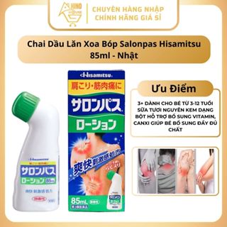 Lăn Giảm Đau Hisamitsu Salonpas 85ml Nội Địa Nhật Bản, Dầu Xoa Bóp Giảm Đau Nhức Mõi - Hinohouse