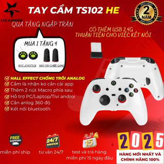   BH 24 tháng Tay cầm chơi game S102 PRO bản 2025 độ cần Hall Joystick độ bền cao phím Macro hành trình 
