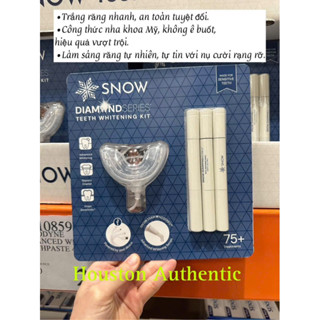 [ ĐỦ BILL STORE + AIR] Set làm trắng răng SNOW TEETH WHITENING KIT Diamond Series 75+ Treatments