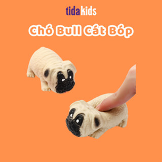 Chó Bull Bóp Mềm ⚡ HOT TREND ⚡ Squishy Mochi Dog Cute, Đồ Chơi Xả Stress Dễ Thương Xua Tan Căng Thẳng, TiDa Kids Shop