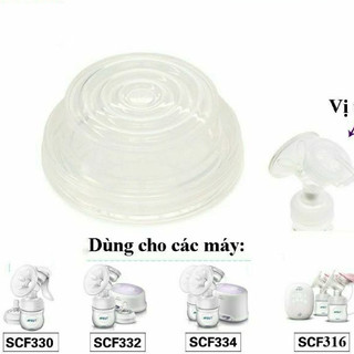 1 Cuống silicone A Vent - phụ kiện thay thế cho máy hút sữa điện