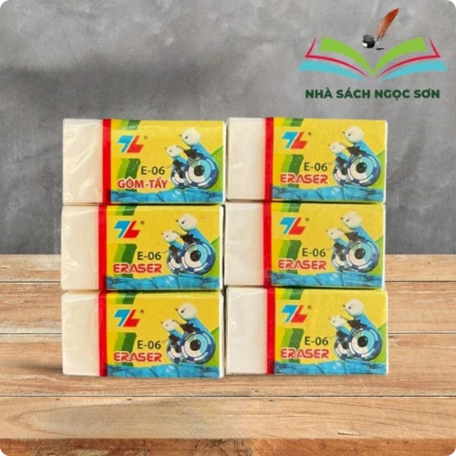 Gôm Tẩy TL-E06 DCHT Gôm Trắng Thiên Long