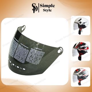 Kính Mũ KYT 1/2 Tiger Jet - Hàng Chính Hãng (Không kèm mũ)