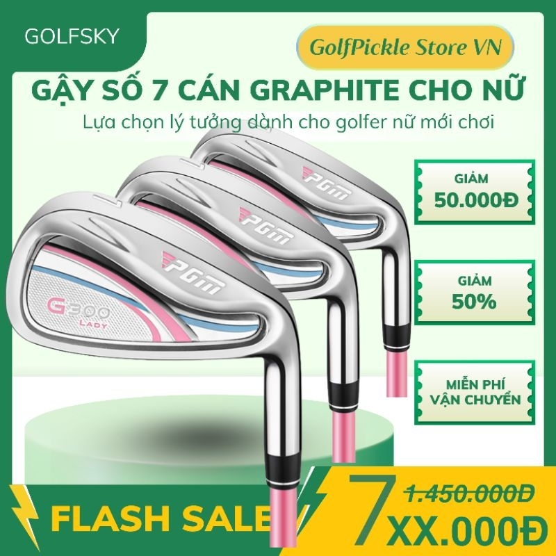 Gậy Sắt 7 Nữ - PGM Golf #7 Iron G300 - TIG035