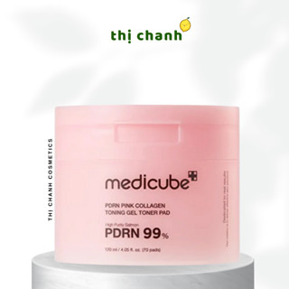 Toner Pad Dạng Gel Sáng Da, Giảm Nếp Nhăn  MEDICUBE PDRN Pink Collagen - 70 Miếng