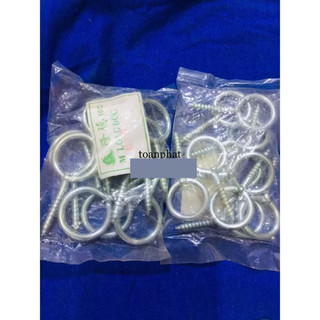 Móc khoen tròn đầu vít (2cái)
