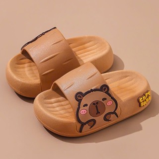 Dép bánh mì cho bé trai bé gái hình gấu capy siêu mềm ôm chân cho bé trai bé gái, mùa hè siêu mát