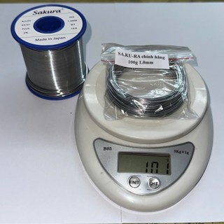 Thiếc SAKURA 50-100g nhẹ lửa mối hàn bóng hàng Nhật chính hãng dùng làm thiếc hàn