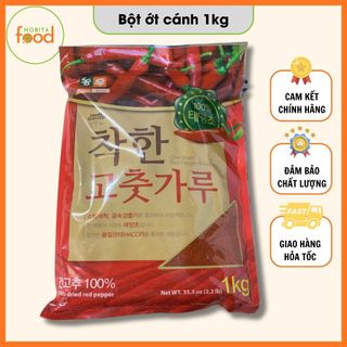  Bột ớt Cánh Mịn Nongwoo Hàn Quốc gói 1kg 