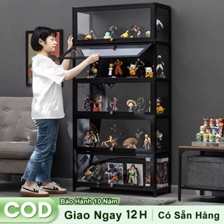 Woodland Tủ trưng bày mô hình kệ trưng bày acrylic tủ lưu trữ kính trong suốt tủ trưng bày sưu tầm
