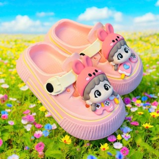 Sục thể thao siêu nhẹ cho bé gái hình cô gái tóc nơ siêu cao cấp hàng mềm cho bé đi biển siêu đẹp