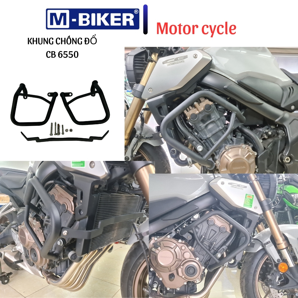 [ Chính hãng ] Chống đổ cb650.khung chống đổ cb650.chống đổ lốc máy cb650 chính hãng mbiker.