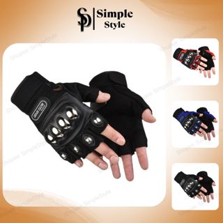 Găng Tay Xe Máy Moto Sport Cụt Ngón, Dài Ngón Đi Phượt, Bảo Vệ Tay Chắc Chắn