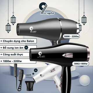 Máy Sấy Tóc chuẩn Salon Chính Hãng VietNam9Light công suất cao, bền bỉ  Bảo Hành 12T tặng kèm phụ kiện MS97