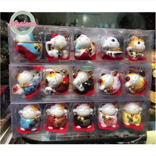  Set 5 mèo thần tài Ngũ phúc lâm môn 