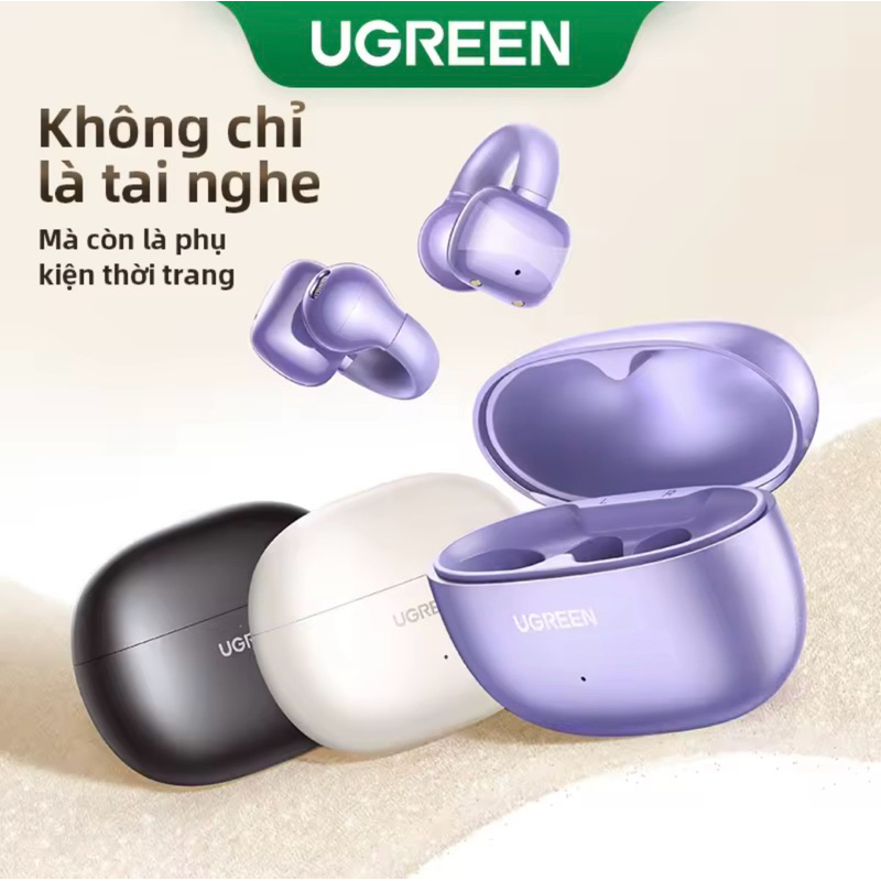 Tai nghe Openear UGREEN HiTune S3 Bluetooth 5.4 | Thiết kế kẹp tai | Giảm tiếng ồn | Chống nước IPX5