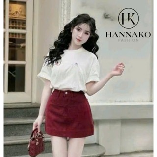 Chân Váy Kaki Dáng Ngắn Có Lót Trong BigSize Hannako - fashion Chân Váy Kaki Cạp Khuy BigSize 182