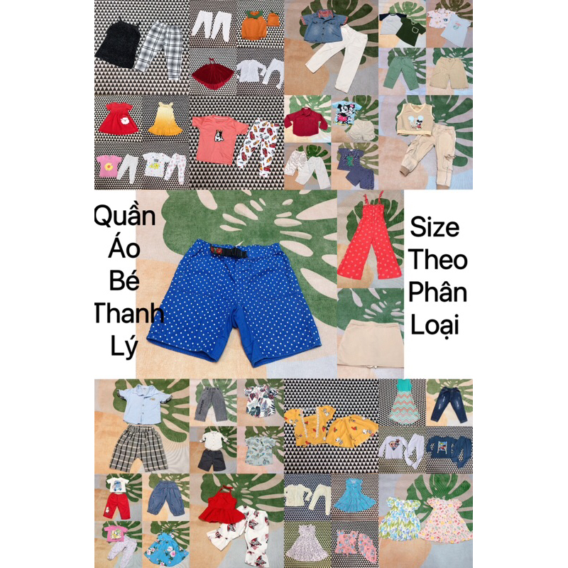 THANH LÝ QUẦN ÁO BÉ TRAI, BÉ GÁI SIZE 2HAND