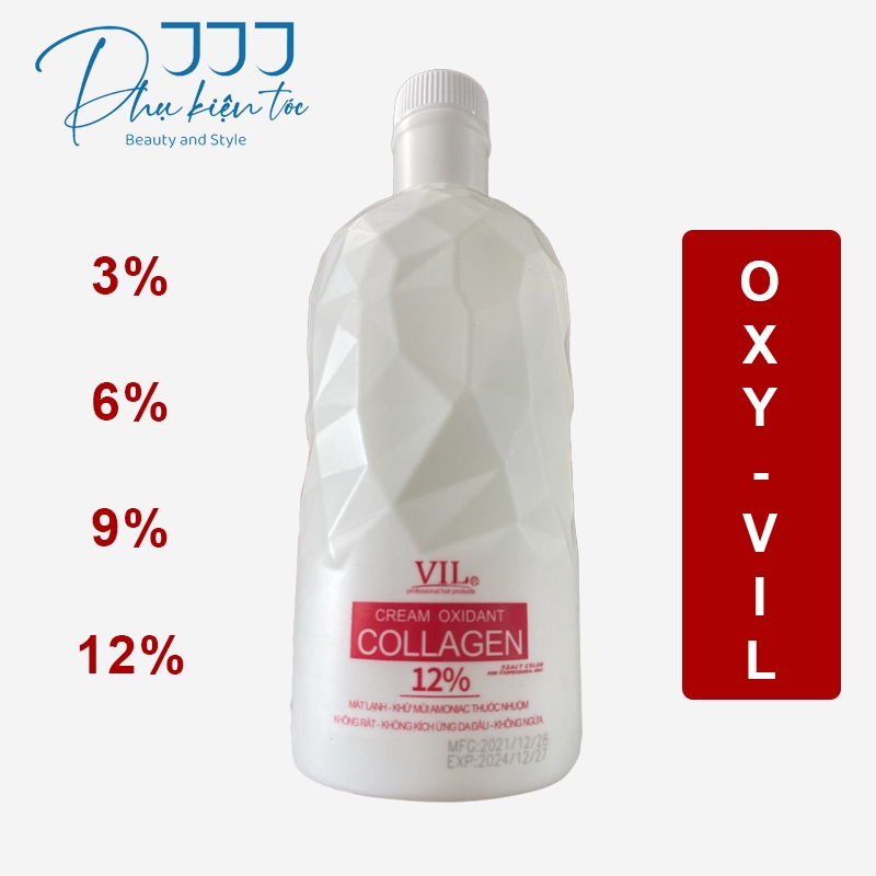 Oxy Trợ Nhuộm Collagen VIL 1000ml